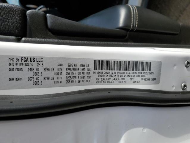 2015 JEEP GRAND CHER - 1C4RJFBM7FC748436