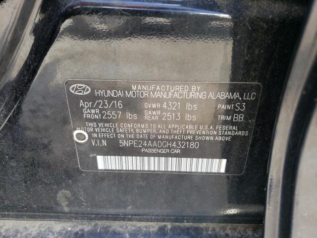 5NPE24AA0GH432180 | 2016 Hyundai sonata eco