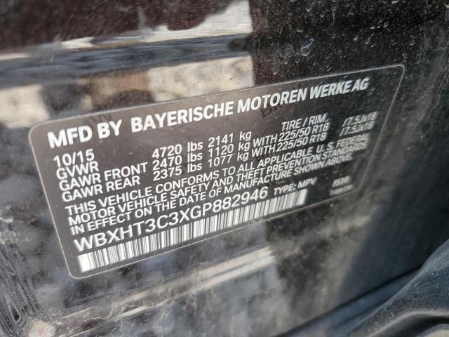 VIN WBXHT3C3XGP882946 2016 BMW X1, Xdrive28I no.14