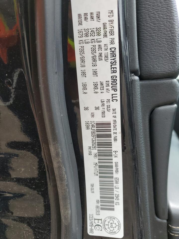 1C4RJFBG5FC626281 2015 Jeep Grand Cherokee Limited