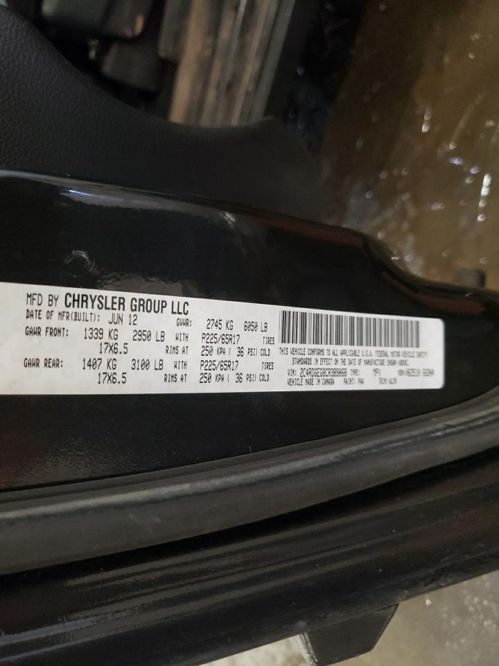 2C4RDGEG8CR389068 2012 Dodge Grand Caravan R/T