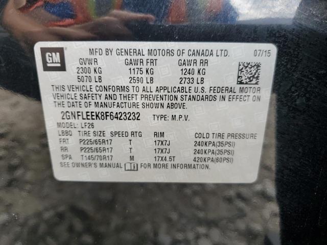 2GNFLEEK8F6423232 2015 Chevrolet Equinox Ls