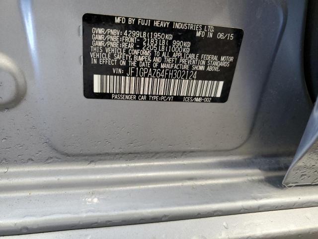 2015 Subaru Impreza Sport Limited VIN: JF1GPAZ64FH302124 Lot: 59315054