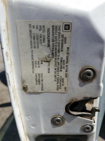 1998 Chevrolet Gmt-400 K2500 VIN: 1GCGK24R0WZ119717 Lot: 59791804