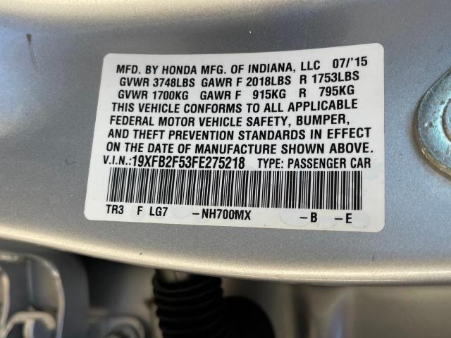 19XFB2F53FE275218 2015 HONDA CIVIC - Image 10