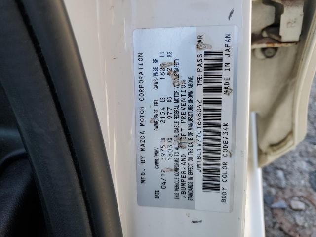 2012 Mazda 3 I VIN: JM1BL1V77C1648042 Lot: 58348254