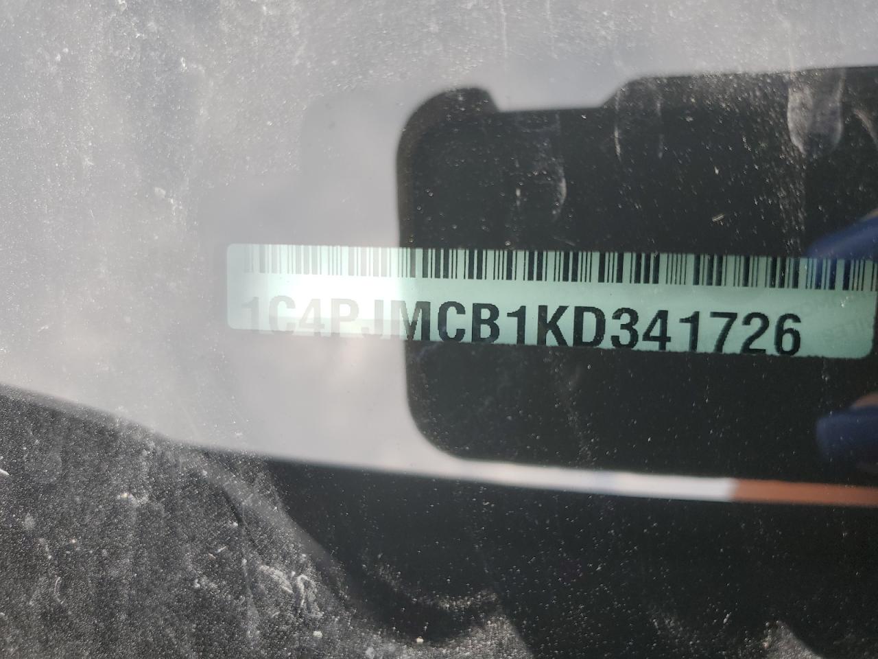 1C4PJMCB1KD341726 2019 Jeep Cherokee Latitude