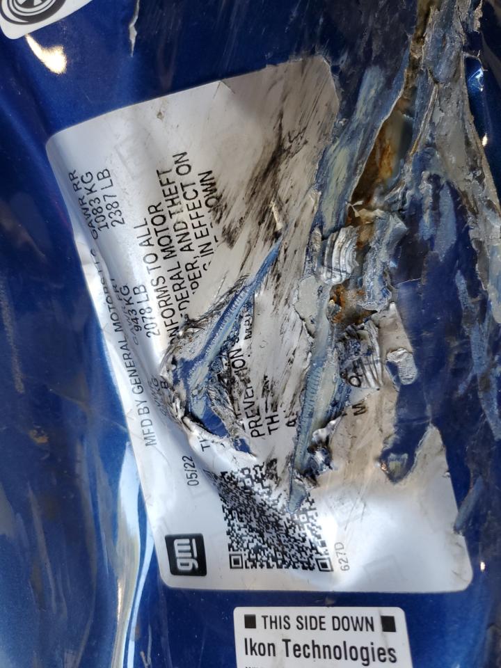 1G1FB3DS7N0126583 2022 Chevrolet Camaro Ls