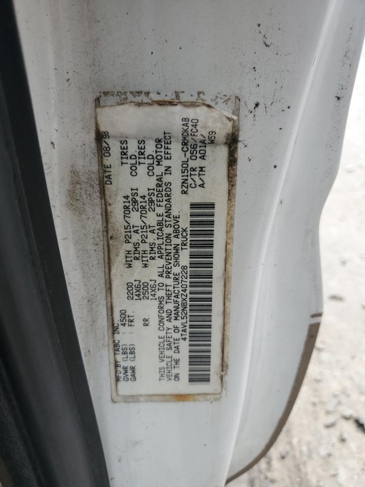 4TAVL52N8XZ407228 1999 Toyota Tacoma Xtracab