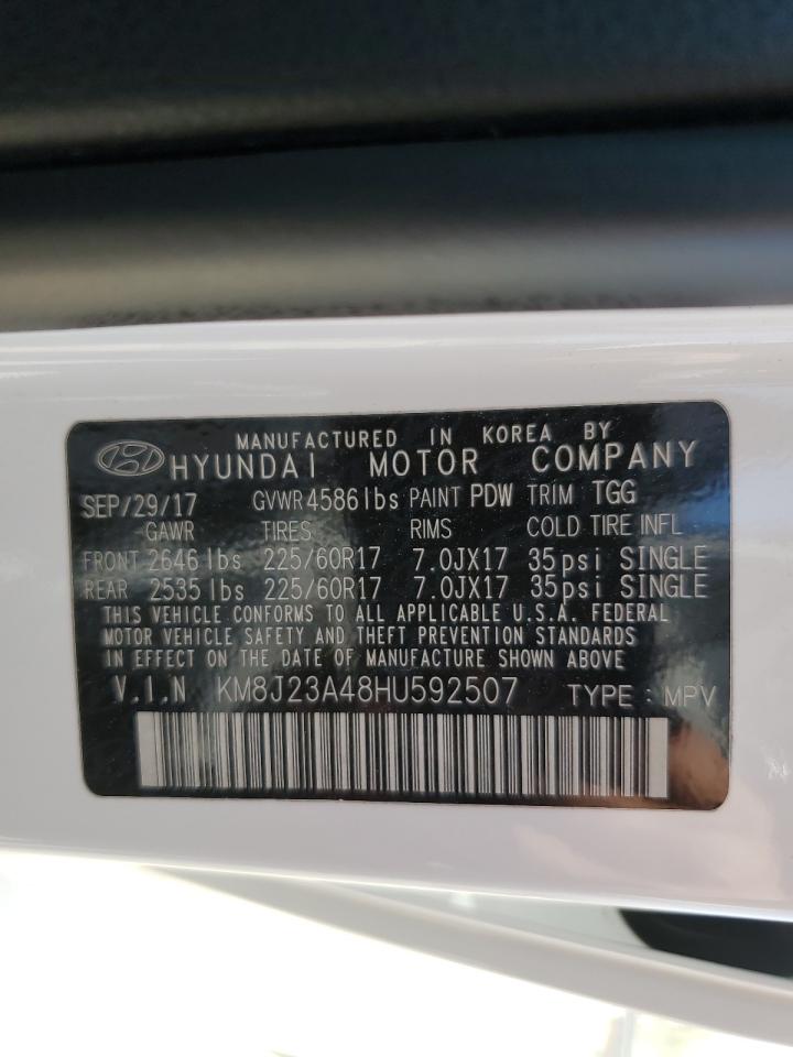 KM8J23A48HU592507 2017 Hyundai Tucson Se