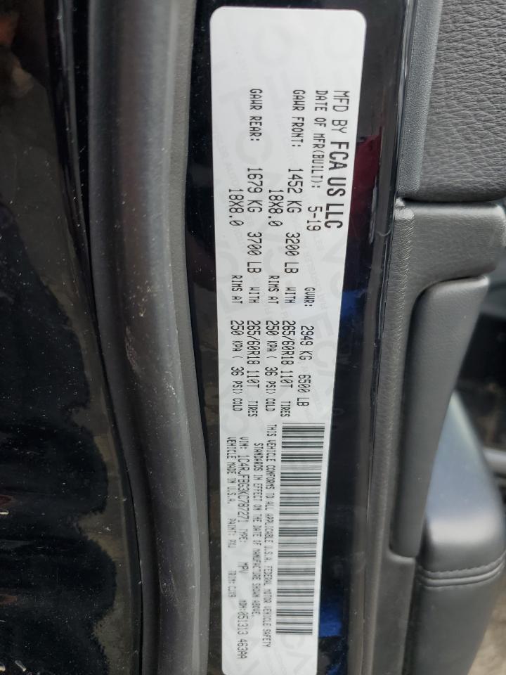 1C4RJFBG3KC787271 2019 Jeep Grand Cherokee Limited