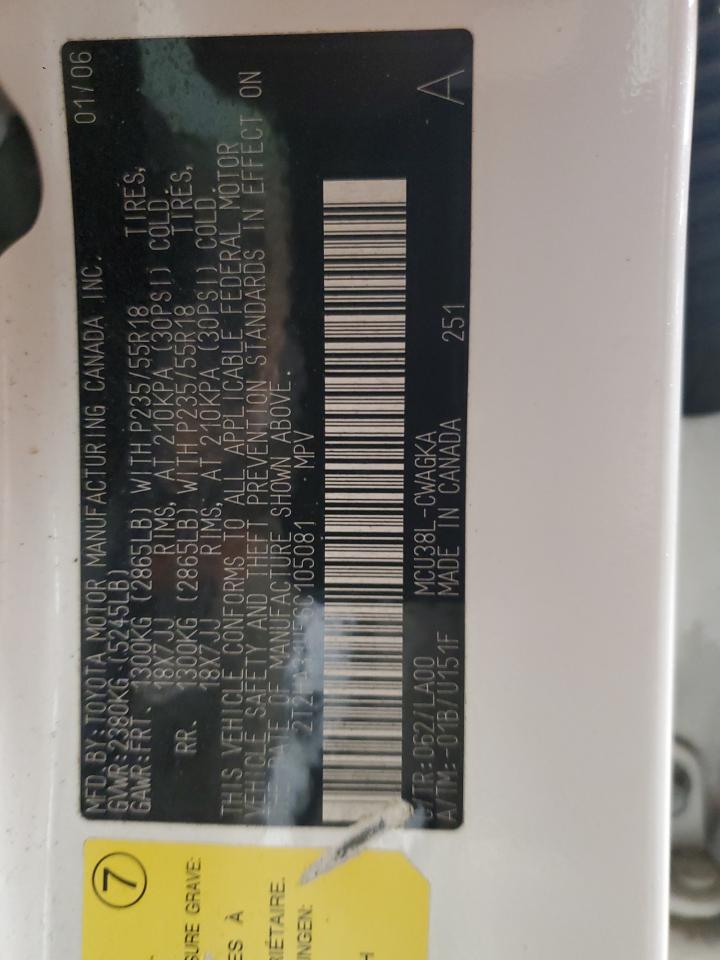 2T2HA31U56C105081 2006 Lexus Rx 330