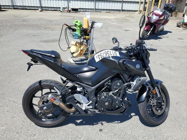 YAMAHA MT-03 2021 black  gas MH3RH20YXMK003887 photo #1