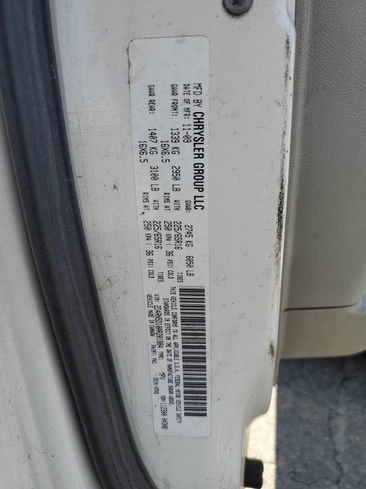 2D4RN5D10AR201884 2010 Dodge Grand Caravan Sxt