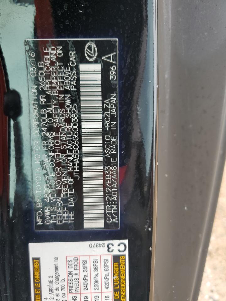 JTHHA5BC6G5003825 2016 Lexus Rc 200T