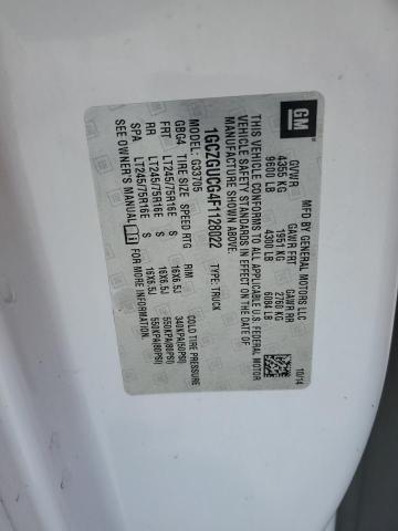 2015 Chevrolet Express G3500 VIN: 1GCZGUCG4F1128022 Lot: 61158274