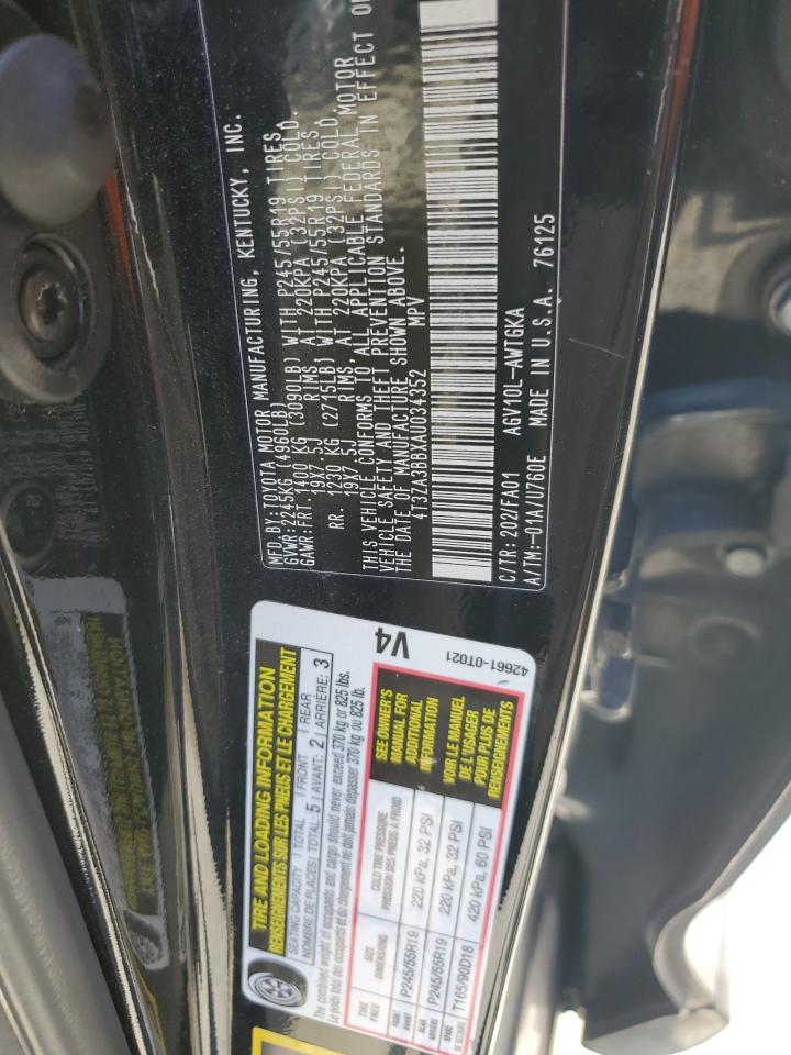 4T3ZA3BBXAU034352 2010 Toyota Venza