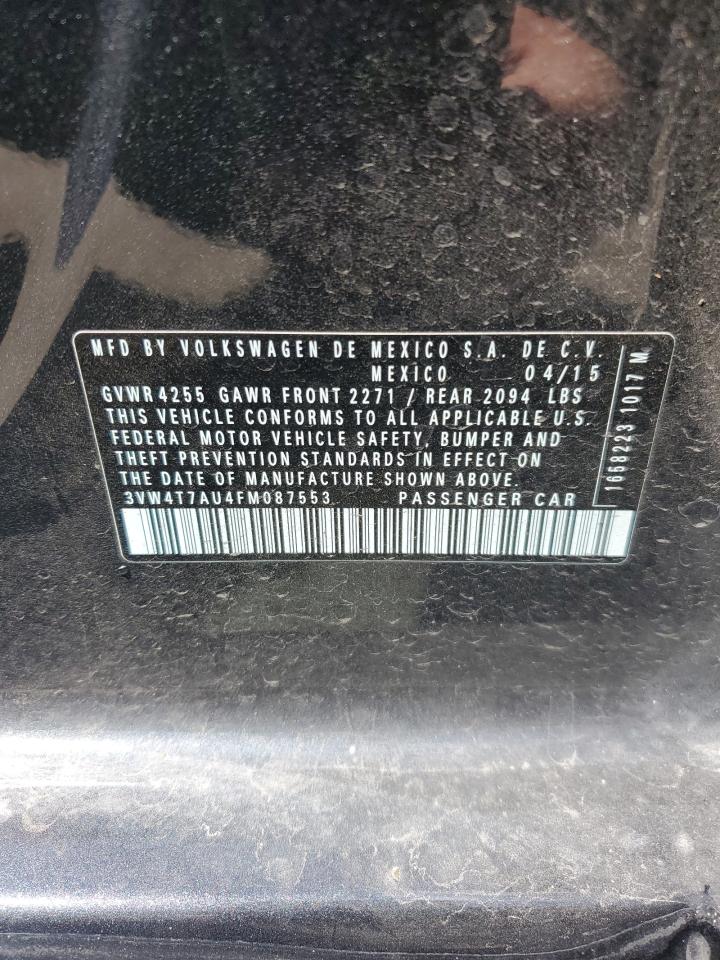 3VW4T7AU4FM087553 2015 Volkswagen Gti
