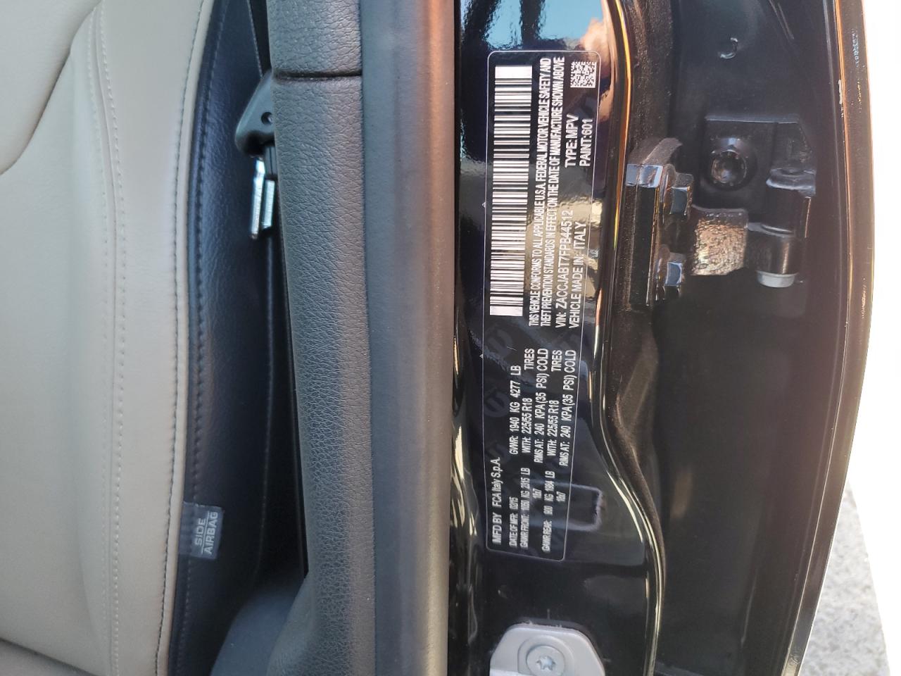 ZACCJABT7FPB44512 2015 Jeep Renegade Latitude