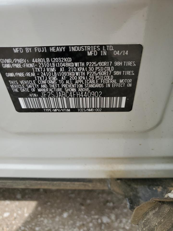 JF2SJABC4FH440902 2015 Subaru Forester 2.5I