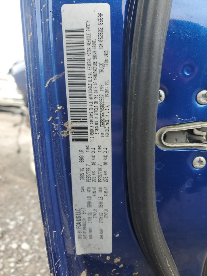 1C6RR7GG7HS822567 2017 Ram 1500 Slt