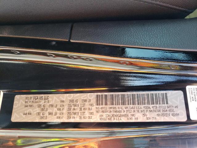 2019 Jeep Wrangler Unlimited Sahara VIN: 1C4HJXEN0KW644854 Lot: 57946044