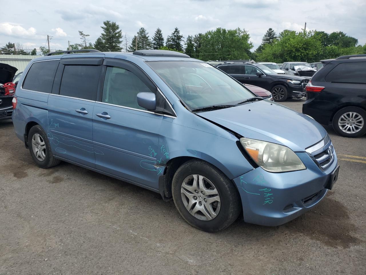 5FNRL38627B126963 2007 Honda Odyssey Exl