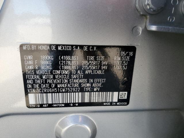 3CZRU6H51GM752922 2016 HONDA HR-V - Image 13