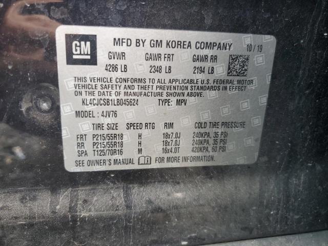 2020 Buick Encore Essence VIN: KL4CJCSB1LB045624 Lot: 60650944