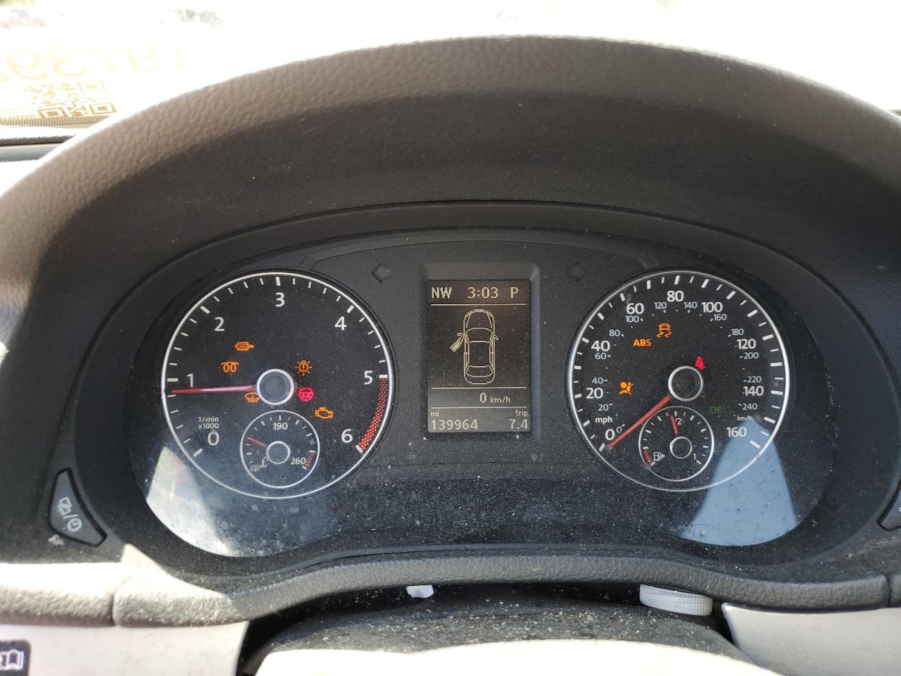 1VWBN7A37DC034949 2013 Volkswagen Passat Se