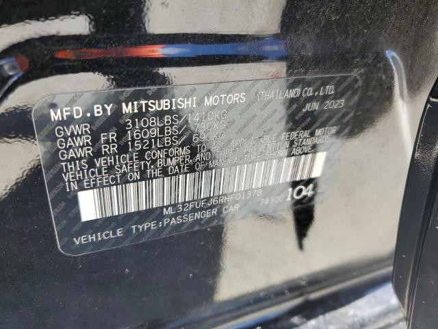 2024 MITSUBISHI MIRAGE ML32FUFJ6RHF01378
