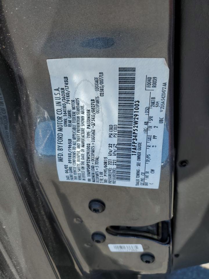 1FAFP34P52W291003 2002 Ford Focus Se