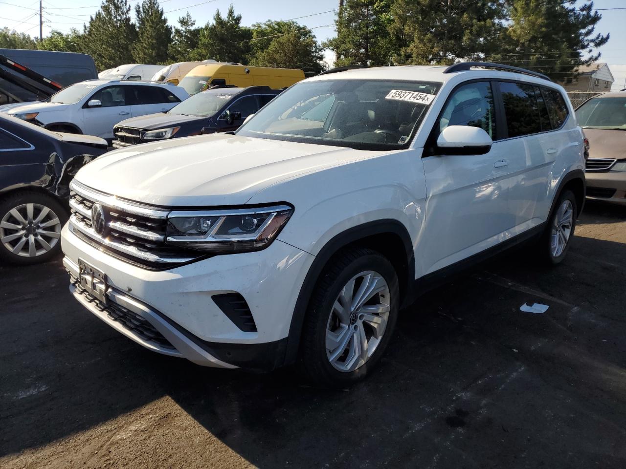 2021 Volkswagen Atlas Se vin: 1V2HR2CA3MC510869