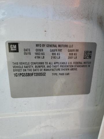 2015 CHEVROLET CRUZE LTZ - 1G1PG5SB9F7280502