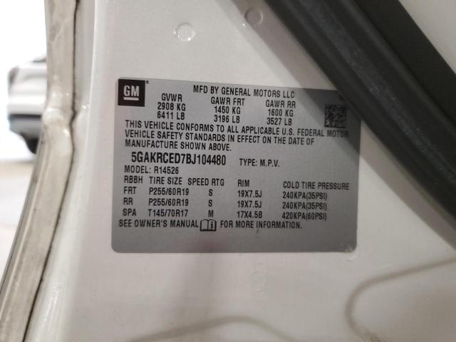 2011 Buick Enclave Cxl VIN: 5GAKRCED7BJ104480 Lot: 59865944