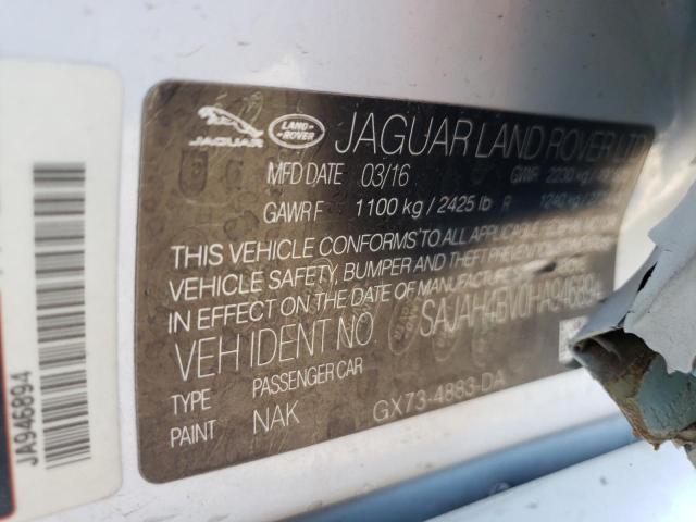 2017 JAGUAR XE FIRST E SAJAH4BV0HA946894