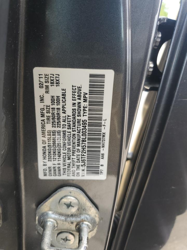 5J6TF2H57BL003495 2011 Honda Accord Crosstour Exl