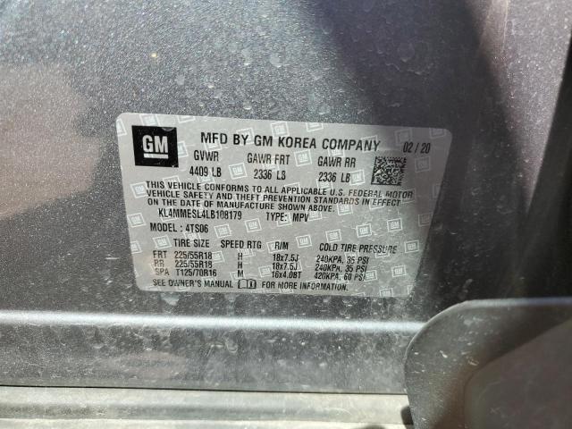 2020 Buick Encore Gx Select VIN: KL4MMESL4LB108179 Lot: 58613094