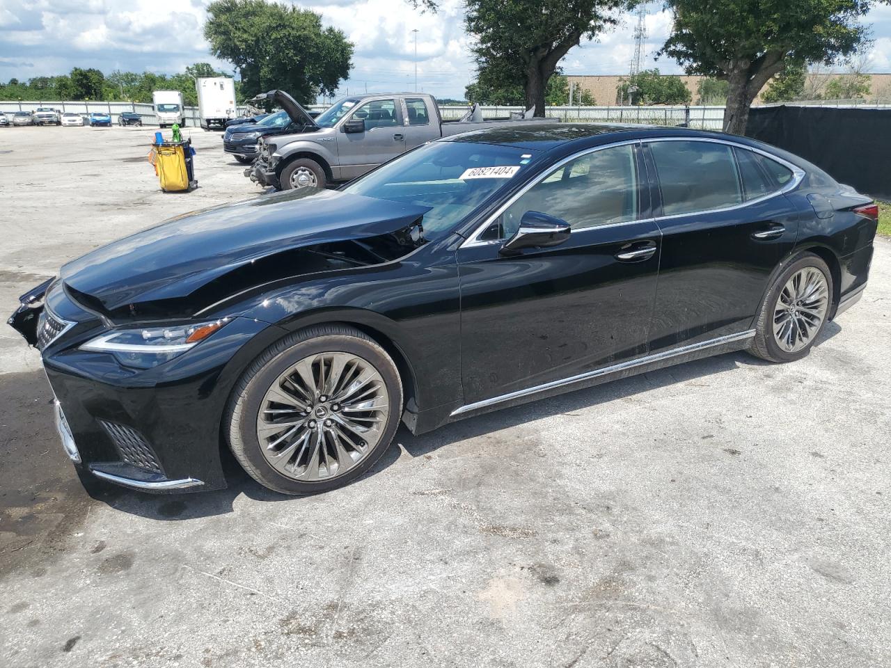 LEXUS LS 500 BAS 2023 black  gas JTHD51FF7P5018625 photo #1