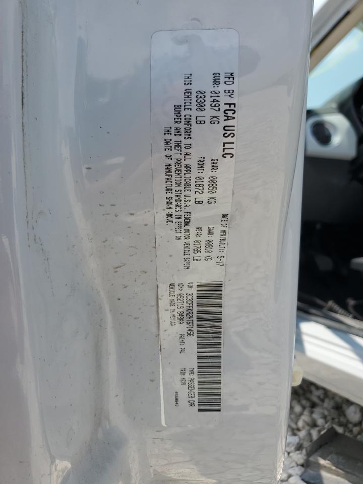 3C3CFFKR2HT671456 2017 Fiat 500 Pop