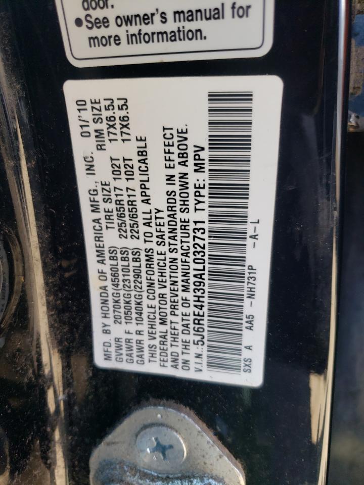 5J6RE4H39AL032731 2010 Honda Cr-V Lx