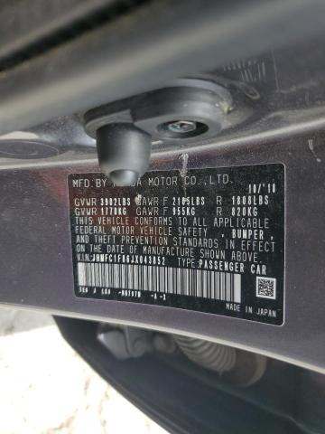 2018 Honda Civic Ex VIN: JHMFC1F86JX043852 Lot: 59428234