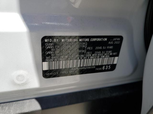 2022 Mitsubishi Outlander Se VIN: JA4J4UA88NZ090306 Lot: 59298234