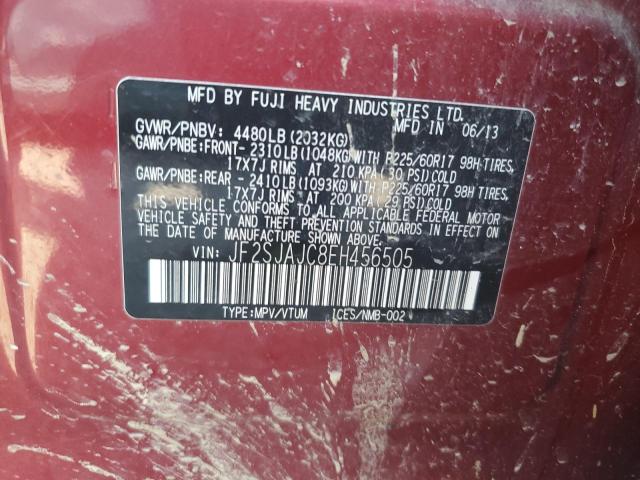 2014 Subaru Forester 2.5I Limited VIN: JF2SJAJC8EH456505 Lot: 57501774