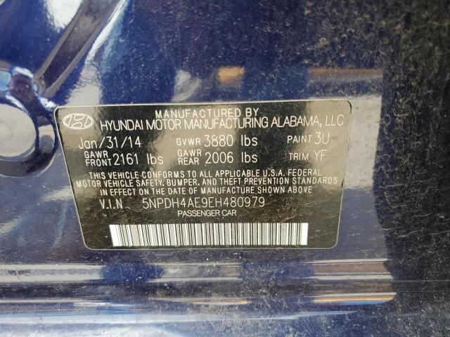 VIN 5NPDH4AE9EH480979 2014 Hyundai Elantra, SE no.13