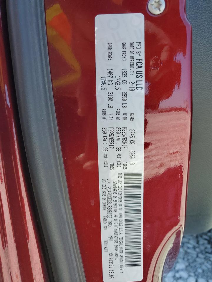 2C4RDGEG8JR206152 2018 Dodge Grand Caravan Gt