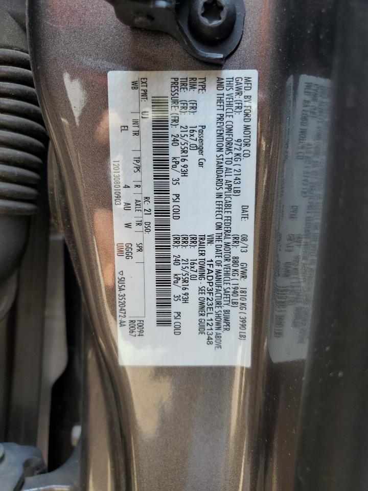 1FADP3F23EL121348 2014 Ford Focus Se