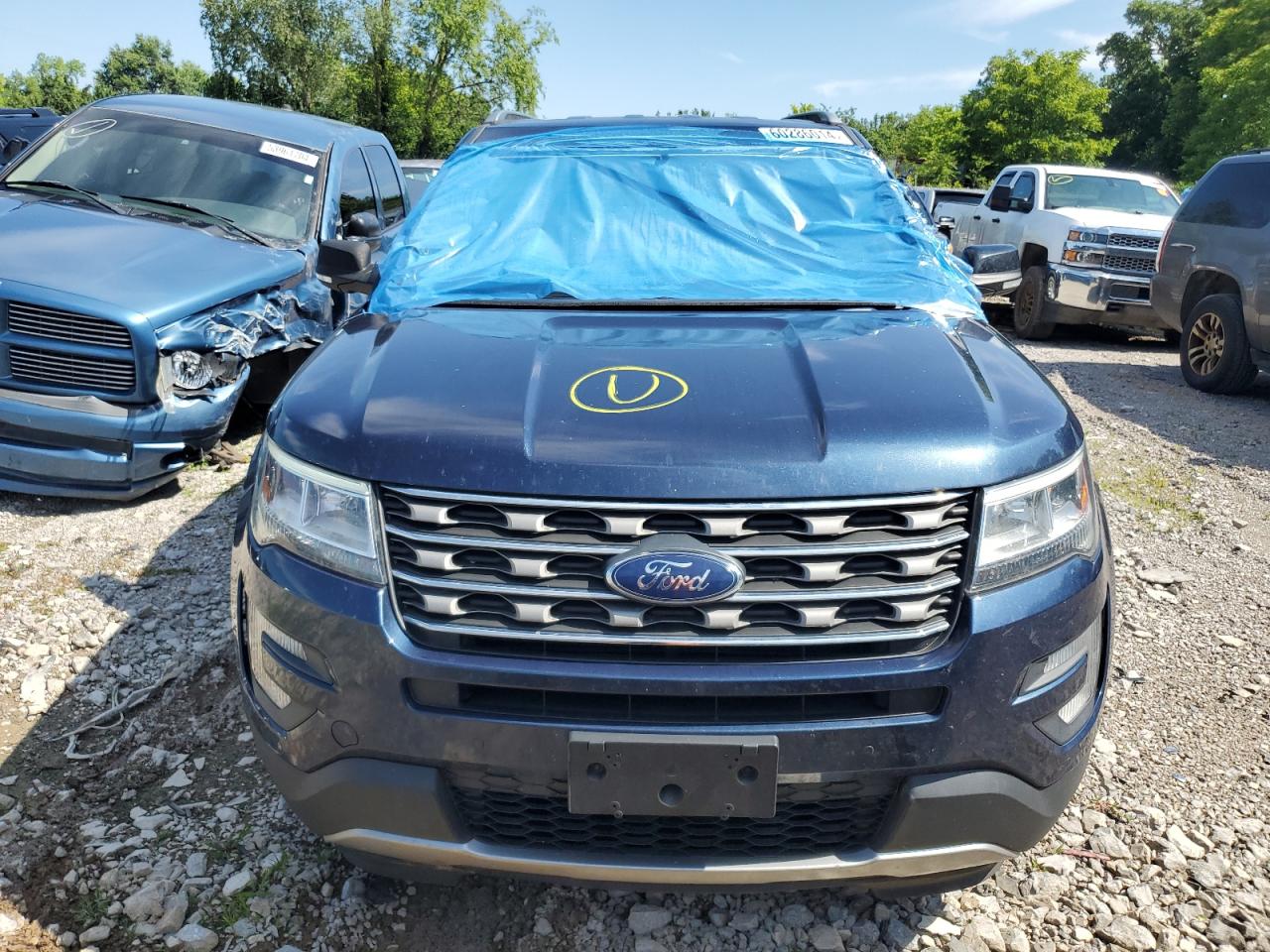 1FM5K8D82HGD73831 FORD EXPLORER 2017