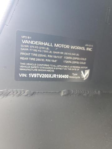 2018 VAND AUTOCYCLE 1V9TV200XJR190400