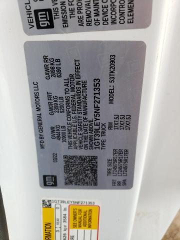 2022 GMC Sierra K2500 Heavy Duty VIN: 1GT39LEY5NF271353 Lot: 60154914